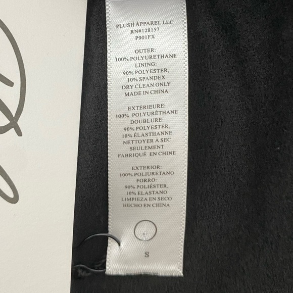 SOLD! NWT Plush Apparel Fleece Lined Liquid Moto Legging - Picture 12 of 14